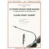 32 Etudes faciles pour basson