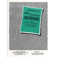 Intermediate Jazz Conception For Saxophone +cd