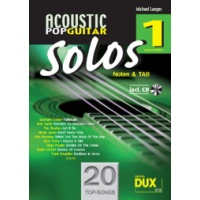 Acoustic pop Guitar solos 1 Easy médium + CD